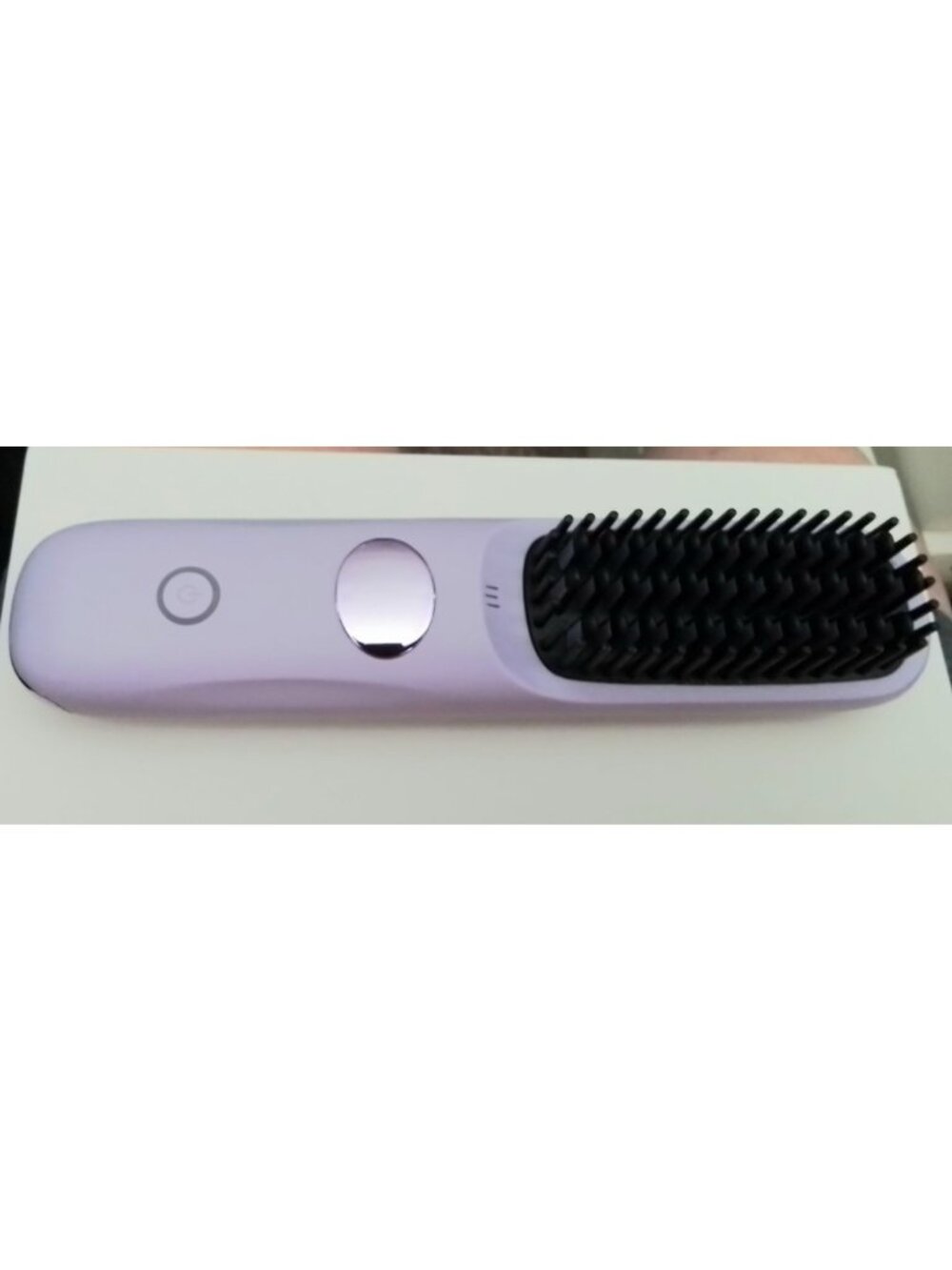 Portable Purple Hair Straightening Brush for Women-Rechargeable & Cordless